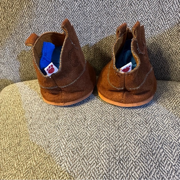 Build-A-Bear Workshop Cowboy Boots Stitched Brown Slip On Woody Western BABW - Picture 7 of 8